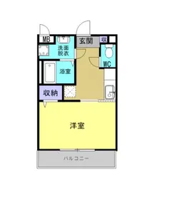 ユーミークランツ殿町【1階】の間取り