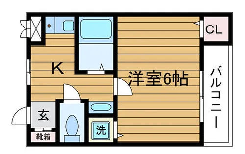 メゾン・ド・ルミエール【4階】の間取り