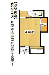 MAYUMIハイツ枚方13番館伊加賀緑町西棟【28号室】の間取り
