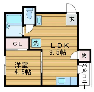 大阪府吹田市山手町4丁目【マンション】の間取り