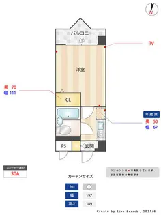 メゾン・ド・コンフォート【1009号室】の間取り