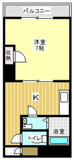 キャッスル折尾【2階】の間取り