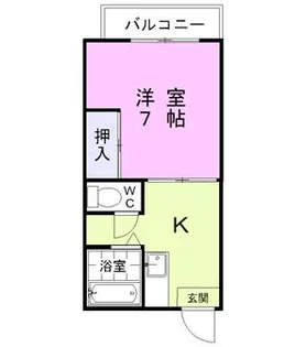パークサイド太田【2階】の間取り