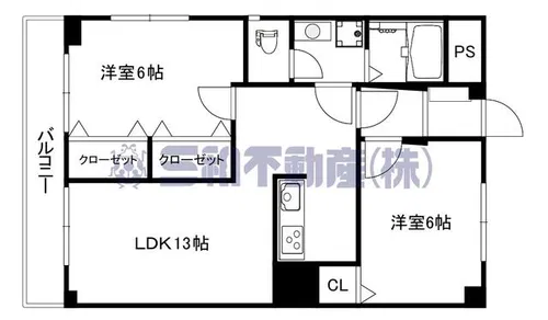 第22上野ビル【3階】の間取り
