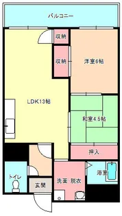南町 マンション【1階】の間取り