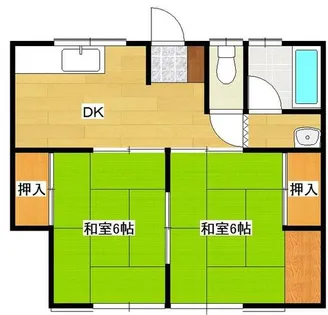 嵐山ハイツ【2階】の間取り