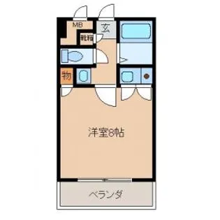 桜マンション2【5階】の間取り