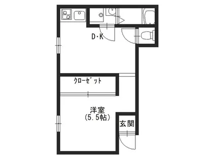 大阪府堺市西区北条町1丁【マンション】の間取り