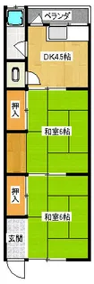 第一久堀荘【2階】の間取り