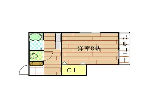 アイリス兵庫【4階】の間取り