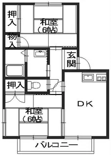 エクセレートハイツ【1階】の間取り