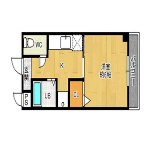 ハイデルベルク【1階】の間取り