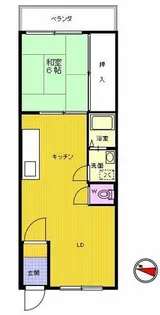 兵庫県神戸市兵庫区小河通2丁目【マンション】の間取り