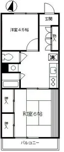 兵庫県神戸市中央区熊内町6丁目【マンション】の間取り