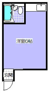 大阪府門真市御堂町【テラスハウス】の間取り