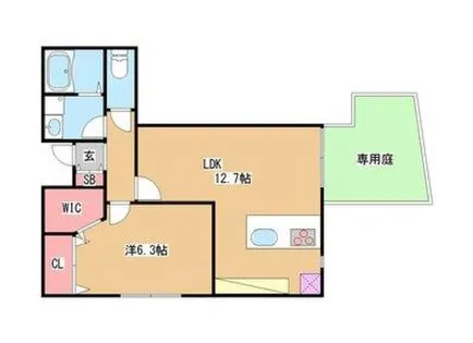 兵庫県神戸市長田区西山町4丁目【アパート】の間取り