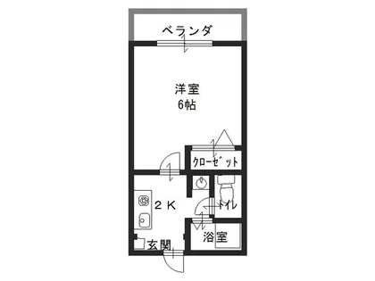 SOUTH POINT HOUSEN【5階】の間取り