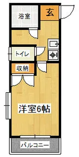 プライムハイツ【4階】の間取り