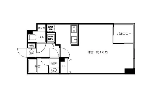 クレアール【3階】の間取り