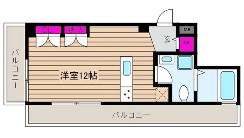 兵庫県神戸市東灘区甲南町4丁目【マンション】の間取り