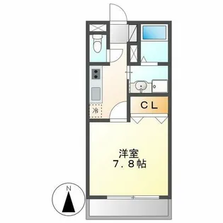 コリーヌ田面【2階】の間取り