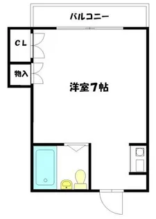 錦アトリオ【212号室】の間取り
