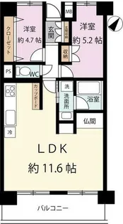 一光ハイツ沢上【403号室】の間取り
