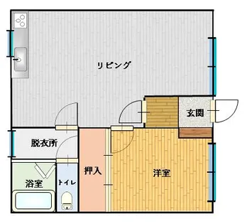 北海道苫小牧市北光町4丁目【アパート】の間取り