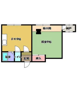 ハイツタイセイ【402号室】の間取り