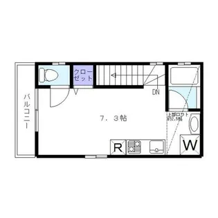 petit 若松【2F号室】の間取り