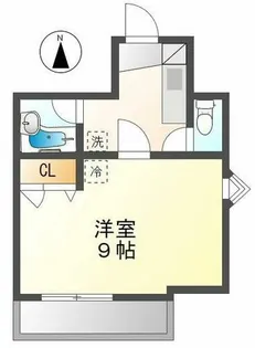 アンデックス折尾【110号室】の間取り