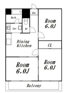極楽ハイツ【303号室】の間取り