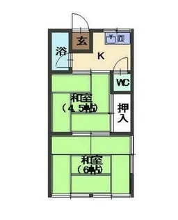 白菊荘【20号室】の間取り