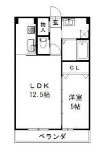 メゾンアイ本陣【1階】の間取り