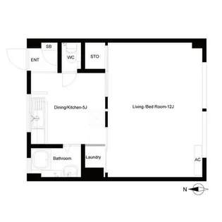山王マンション【302号室】の間取り