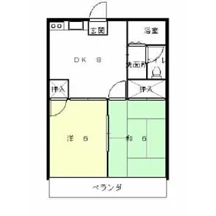 イーストハイツ【2階】の間取り