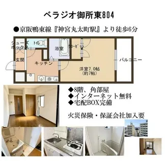 ベラジオ御所東【804号室】の間取り