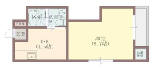 セントポーリア【1階】の間取り