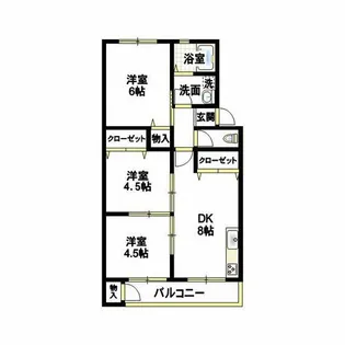 高木マンション【2階】の間取り