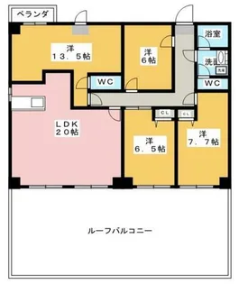 シーサー笹塚【3階】の間取り