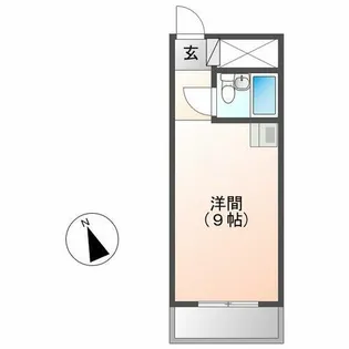 ホワイトパレス北九大前【5階】の間取り