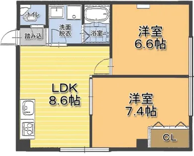 ダイワ高井田ビル【230号室】の間取り