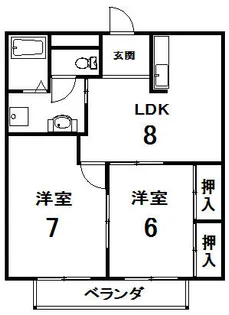 グランドハイツドリーム【4階】の間取り