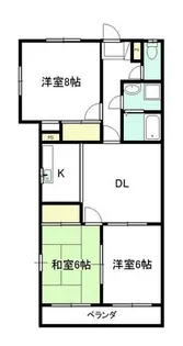 シャンルーブル【402号室】の間取り