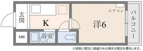 アートハイツ田寺【205号室】の間取り