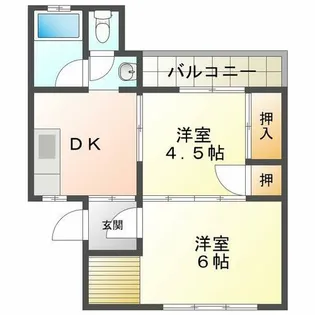 兵庫県明石市東人丸町【アパート】の間取り