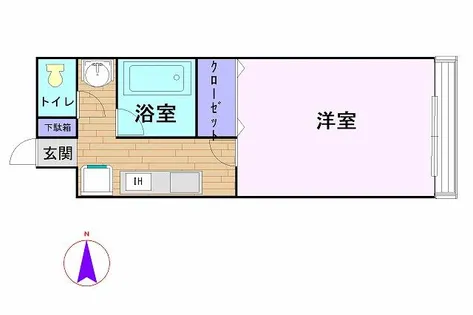 アンシャンテ弥生【2階】の間取り