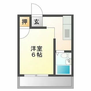 MCビル立岩【406号室】の間取り
