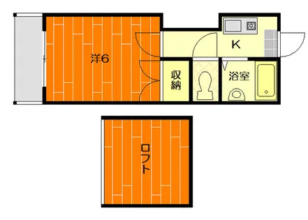 福岡県北九州市小倉北区真鶴2丁目【アパート】の間取り