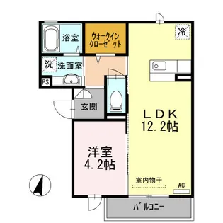 サニーハイツ青山B【B305号室】の間取り